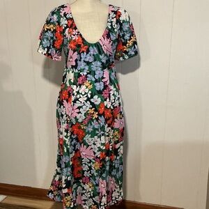 Old Navy Vibrant Floral Maxi Dress